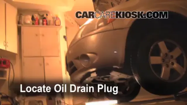 2007 Dodge Grand Caravan SXT 3.8L V6 Aceite Cambiar aceite y filtro de aceite